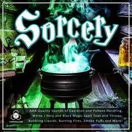 Sorcery Magic Sound Effects Library - Fantasy Witch Potions &amp; Spells Royalty Free SFX Audio Pack