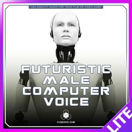 Futuristic MALE Computer Voice Overs Sound Effects Library - Robotic Virtual Interface Assistant SFX