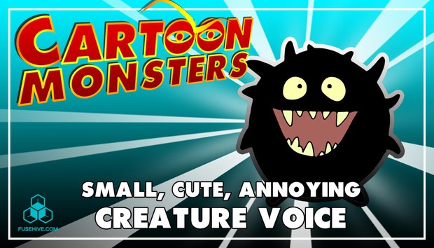 Small, Cute, Annoying, Modern Cartoon Creature - Royalty Free Voice Samples Library [Animation SFX]