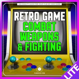 Retro Old School Analog Combat, Weapons, &amp; Fighting Sound Effects Library - Arcade AAA SFX MINI PACK