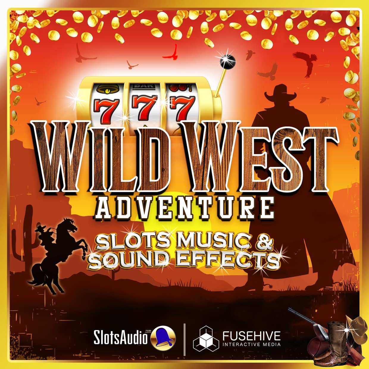 Royalty-Free Wild West Slot Game Casino Music & Sound Effects