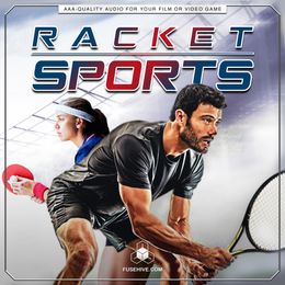 TENNIS &amp; RACKET SPORTS SOUND EFFECTS LIBRARY and VOICE OVERS – Squash Badminton Royalty Free Sounds