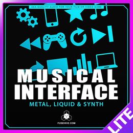 Metals Liquids &amp; Synths User Interface Sound Effects Library - Musical UI SFX MINI PACK