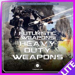 Futuristic Sci-Fi Heavy Duty Weapons Sound Effects Library - Science Fiction War Sounds MINI PACK