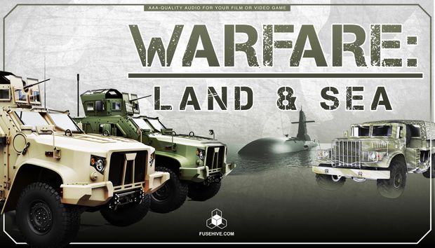 Military Jeeps, Trucks, Ships, Submarines Sound Effects Library - Land &amp; Sea War Vehicles MINI PACK