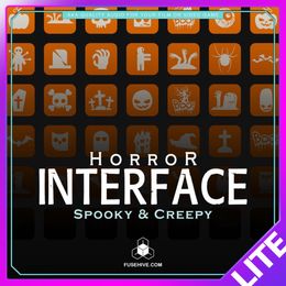 Spooky &amp; Creepy User Interface Sound Effects Library - Horror UI Royalty Free Scary Sounds MINI PACK