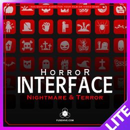 Nightmare &amp; Terror User Interface Sound Effects Library - Horror UI Royalty Free Scary MINI PACK