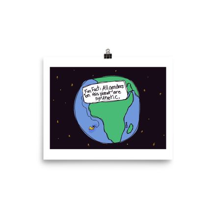 Synthetic Genders Poster (8x10)