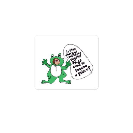 Just A Regular Frog Sticker (3x3)