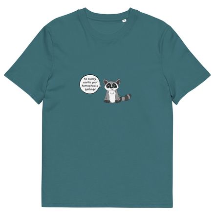 No Buddy Wants Your Homophobia Garbage Organic Tee