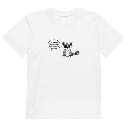 No Buddy Wants Your Homophobia Garbage Kids Organic Tee