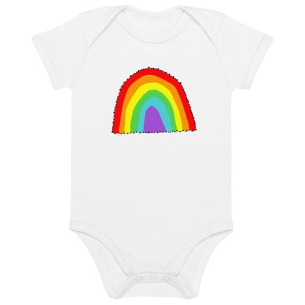 Rainbow Organic Cotton Onesie