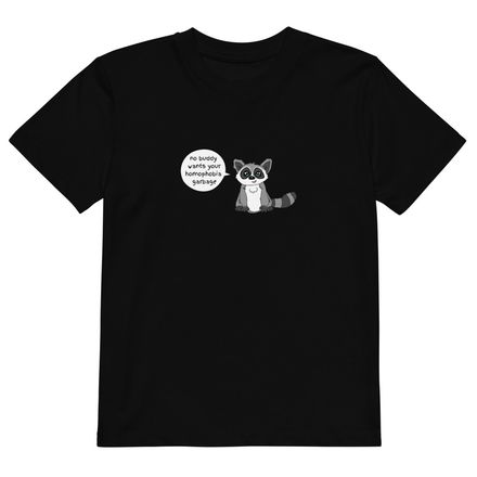 No Buddy Wants Your Homophobia Garbage Kids Organic Tee