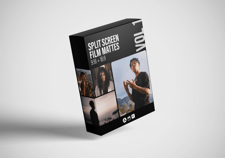 SPLIT SCREEN FILM MATTES (30 VARIATIONS)