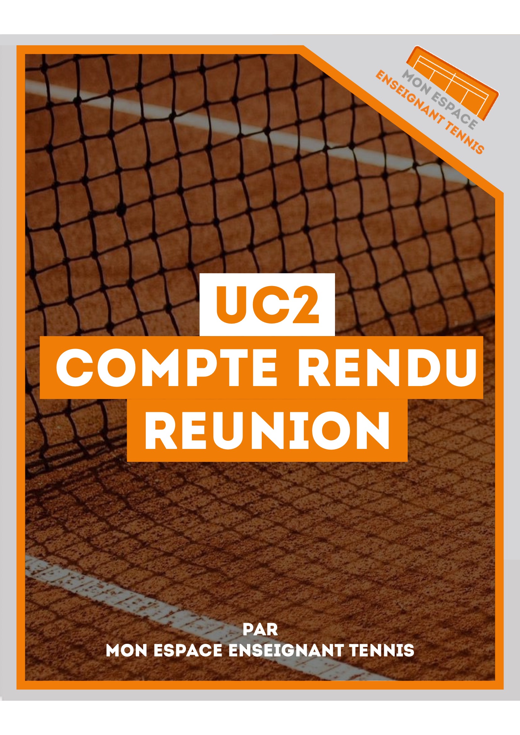 UC1/UC2 Compte Rendu Réunion