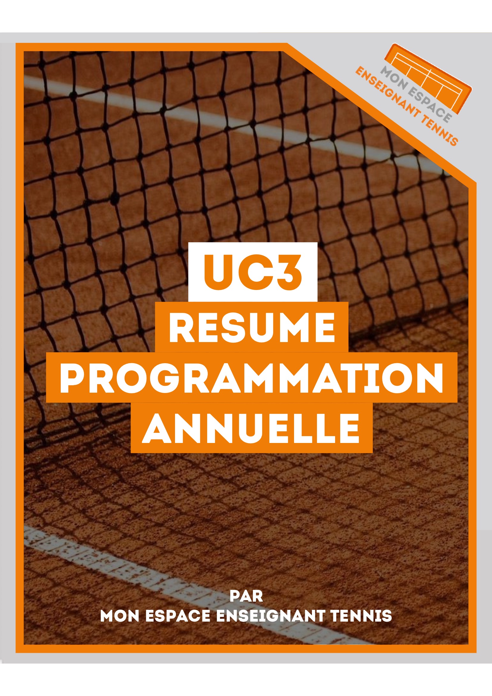 UC3 Résumé Programmation Annuelle