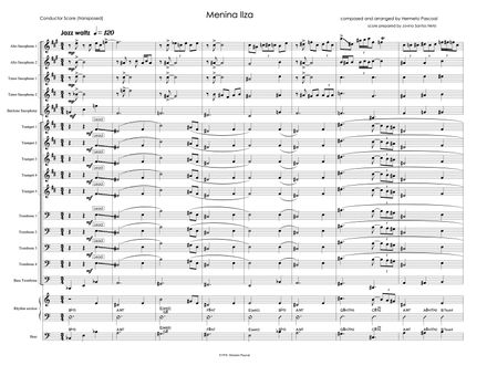Hermeto Pascoal - Big Band Score - Menina Ilza