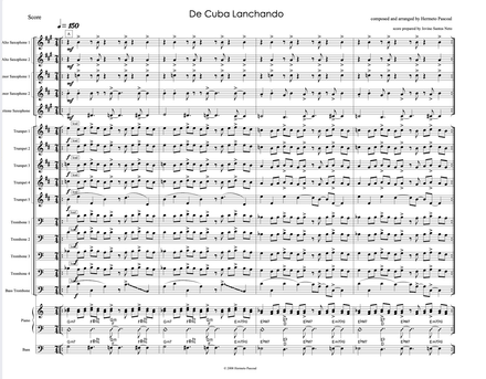 Hermeto Pascoal - Big Band Score - De Cuba Lanchando