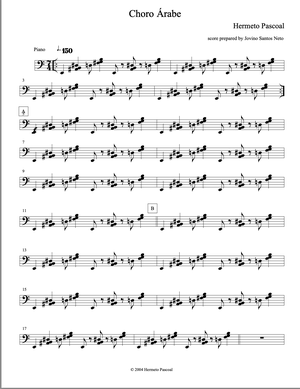 Hermeto Pascoal - Big Band Score - Choro Árabe