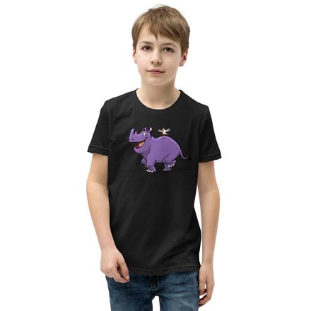 "Rhino and Tick Bird" Youth Tee