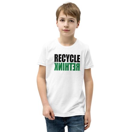 "RECYCLE RETHINK" Youth Tee