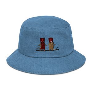 "Rats in Love" Denim Hat