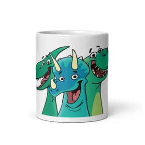 "Coffee with Dinosaurs" Mug