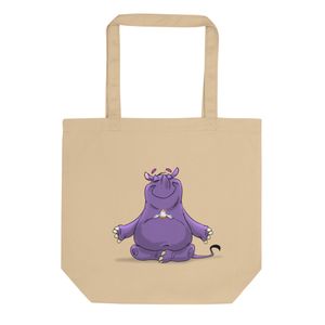 "Meditating Rhino" Eco Tote Bag