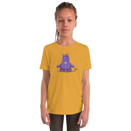 "Meditating Rhino" Youth Tee