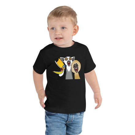 "Animals of the Rainforest" Toddler Tee