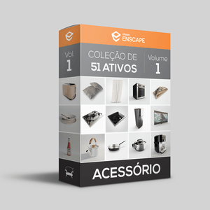 Coleção de 51 Ativos de Acessórios Volume 1 - Enscape