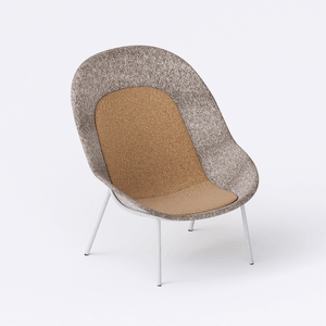 Cadeira Lounge Nook PET Felt da De Vorm - D5 Render 
