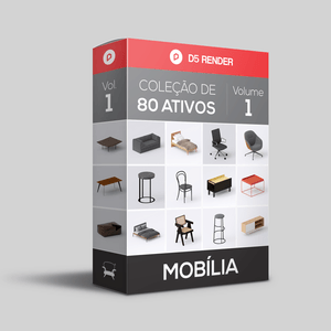 Coleção de 80 Ativos de Mobília Volume 1 - D5 Render