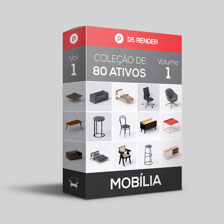 Coleção de 80 Ativos de Mobília Volume 1 - D5 Render