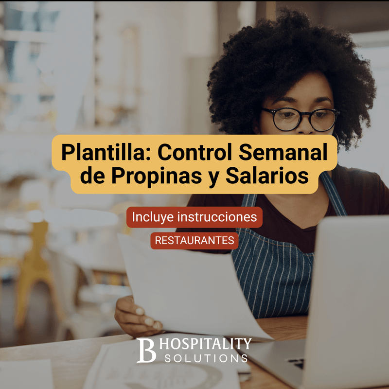 Plantilla: Control Semanal de Propinas y Salarios