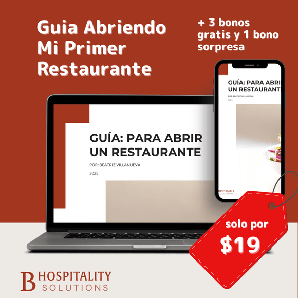 Guía Digital para Abrir Un Restaurante + BONOS GRATIS