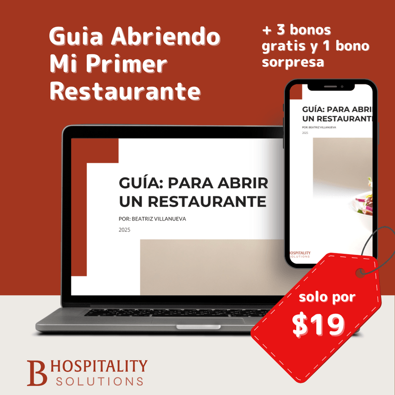 Guía Digital para Abrir Un Restaurante + BONOS GRATIS