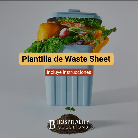 Plantilla de mermas (Waste sheet) 