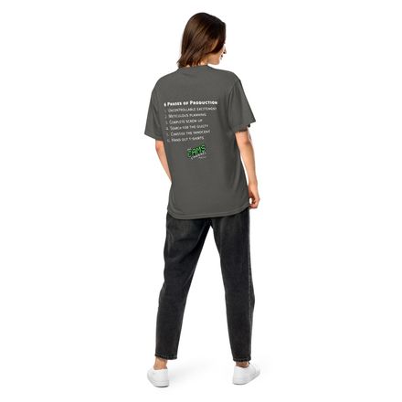 &quot;6 Phases of Production&quot; | Heavyweight T-Shirt