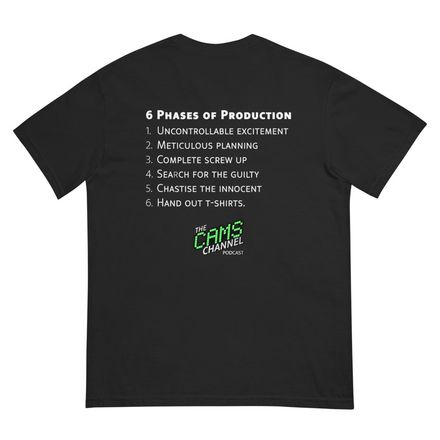 &quot;6 Phases of Production&quot; | Heavyweight T-Shirt