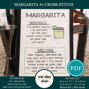 Margarita Cross Stitch Recipe