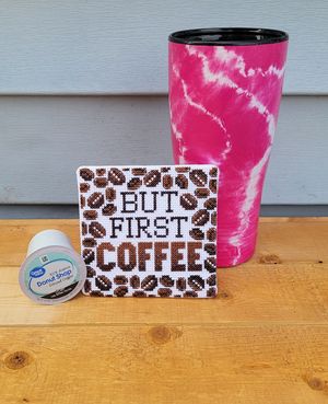 But First Coffee Cross Stitch Pattern