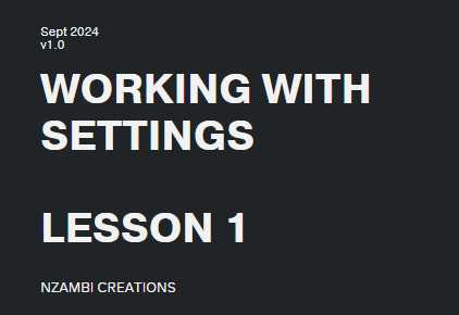 MASTERING PIXIGATE - LESSON 1