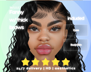 [200] fanny thick brows