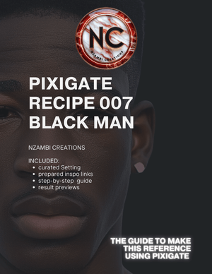 PIXIGATE RECIPE 007: BLACK MAN