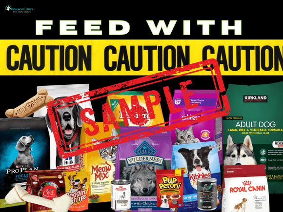 Feed With Caution Educational Poster