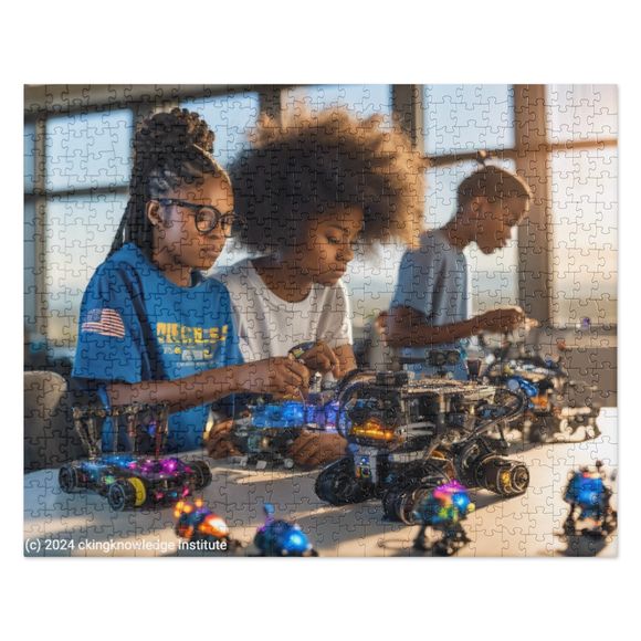 Puzzle of Youth Repairing Robots 252 pcs or 520 pcs