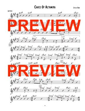 Caves of Altamira - Steely Dan - Sheet Music