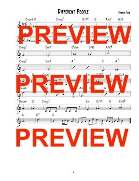 different people robbed ford sheet music lead