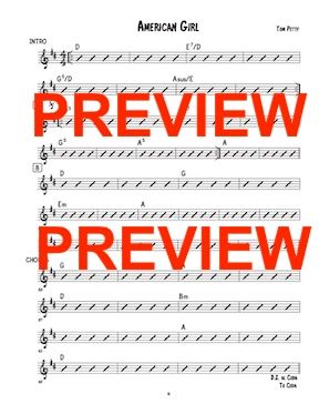 American Girl - Tom Petty - Sheet Music